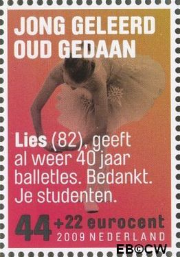 Nederland NL 2641c 2009 Ouderenzegels- Vergeet ze niet Gebruikt 44+22