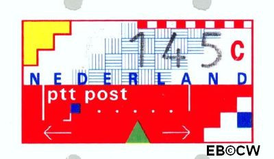 Nederland NL ATM15 1989 Opgedrukte waarde Gebruikt 145