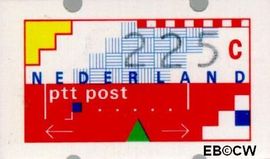 Nederland NL ATM21 1989 Opgedrukte waarde Postfris 225