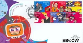 Nederland NL E442 2001 Cartoons FDC zonder adres