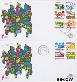 Nederland NL E609 2010 Denk groen, doe groen FDC zonder adres