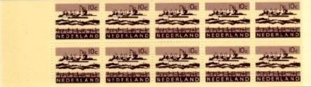 Nederland NL PB5 1966 10x10 Deltawerken Postfris