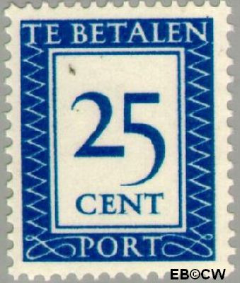 Nederland NL PT95 1947 Portzegel Gebruikt 25