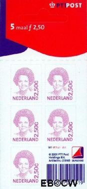 Nederland NL V1499b 2001 Koningin Beatrix- Type 'Inversie' Postfris 250