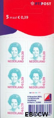 Nederland NL V2037 2002 Koningin Beatrix Gebruikt 39