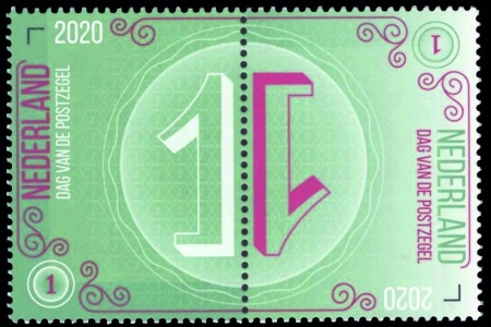 Nederland NL V3882#3883 2020 Dag van de Postzegel Postfris