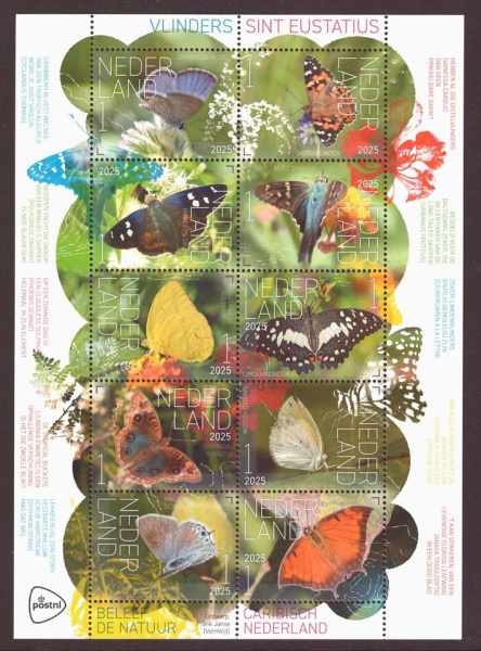 Nederland NL V4269#4278 2023 Beleef de Natuur- Vogels Sint Eustatius Postfris