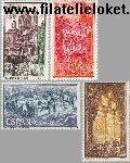 SPA 1379#1382 Postfris 1963 Kloosters en abdijen