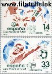 SPA 2548#2549 Postfris 1982 WK Voetbal- Spanje