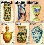 SPA 2771#2776 Postfris 1987 Keramiek