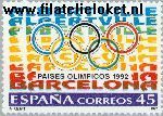 SPA 3073# Postfris 1992 Olympische Spelen- Albertville