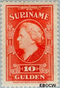 Suriname SU 243 1945 Koningin Wilhelmina Gebruikt 1000