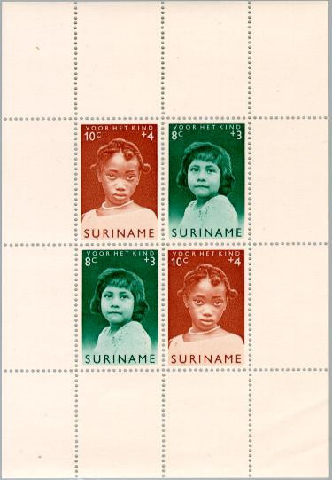 Suriname SU 403 1963 Surinaamse kinderen Postfris