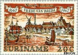 Suriname SU 482 1967 Vrede van Breda Gebruikt 20