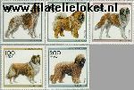 Bundesrepublik BRD 1836#1840  1996 Honden  Postfris