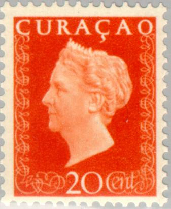 Curaçao CU 189 1948 Type 'Hartz' 20 Gebruikt