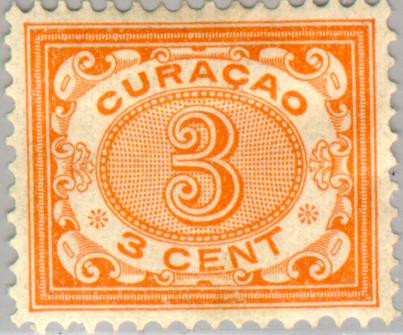 Curaçao CU -32 1904 Type 'Vürtheim' 3 Ongebruikt