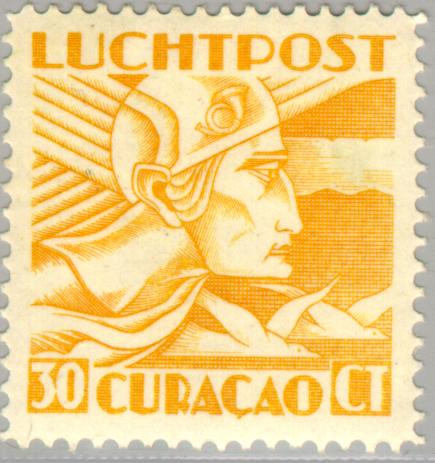 Curaçao CU LP8 1931 Luchtrecht 30 Gebruikt