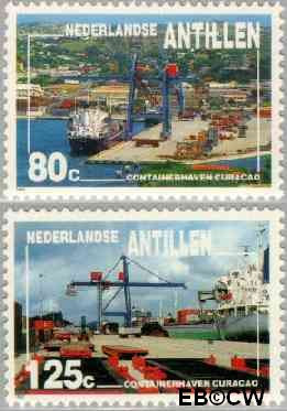 Ned. Antillen NA 1006#1007 ** Containerhavens Postfris