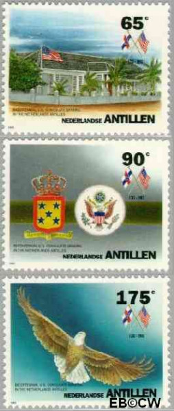 Ned. Antillen NA 1043#1045 ** Consulaat-generaal Postfris