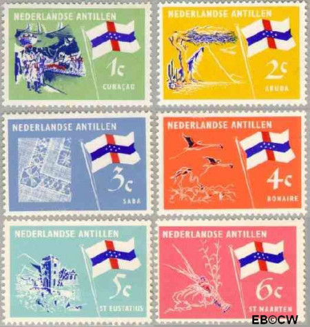 Ned. Antillen NA -358#363 ** Eilanden Postfris