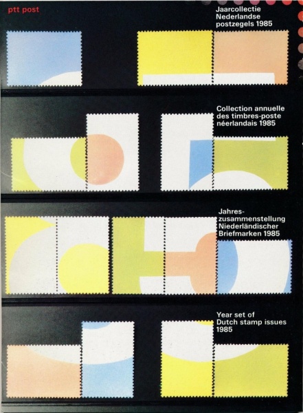 Nederland JCS1985 1985 Jaarcollectie P.T.T. Postfris