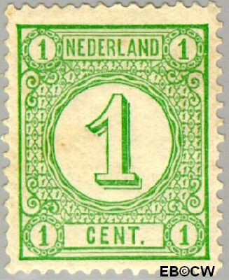 Nederland NL 0031 1876 Drukwerkzegels- cijfer Gebruikt 1