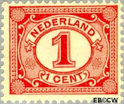 Nederland NL 0051 1899 Cijfer type 'Vürtheim' Gebruikt 1
