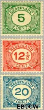 Nederland NL 0107#109 1921 Cijfer type 'Vürtheim' Ongebruikt