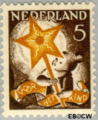 Nederland NL 0262 1933 Drie-koningenfeest Gebruikt 5+3
