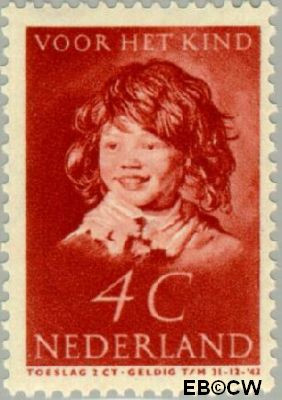 Nederland NL 0302 1937 Kinderportret Frans Hals Gebruikt 4+2
