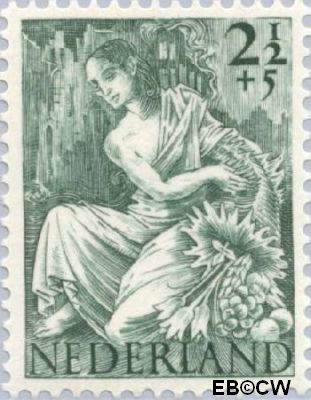Nederland NL 0450 1946 Nationale-hulpzegel Gebruikt 2½+5
