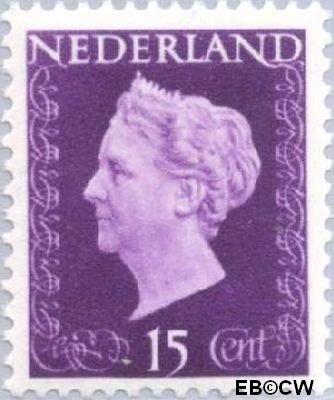 Nederland NL 0480 1947 Koningin Wilhelmina- Type 'Hartz' Gebruikt 15