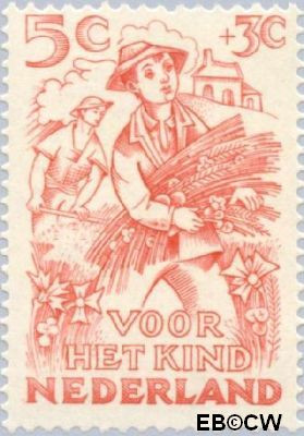 Nederland NL 0545 1949 Jaargetijden Ongebruikt 5+3