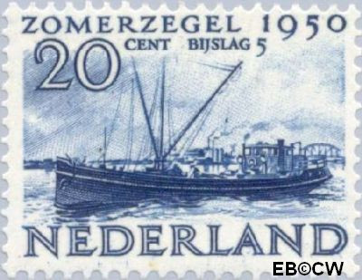 Nederland NL 0555 1950 Wederopbouw Ongebruikt 20+5