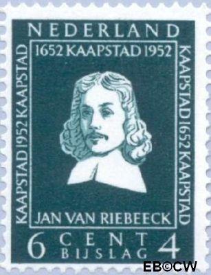Nederland NL 0579 1952 Riebeeck-monument Ongebruikt 6+4