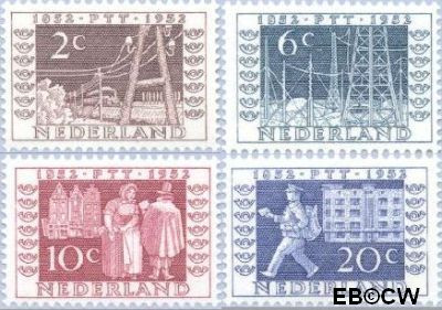 Nederland NL 0592#595 1952 Postzegeltentoonstelling I.T.E.P. Ongebruikt