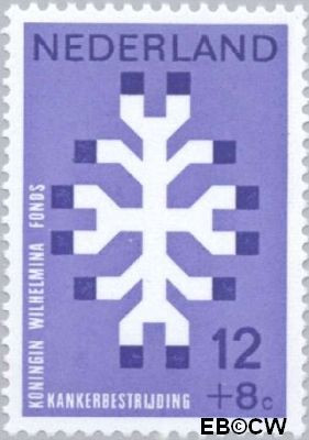 Nederland NL 0927 1969 Kankerbestrijding Gebruikt 12+8