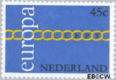 Nederland NL 0991 1971 C.E.P.T.- Schakels Gebruikt 45