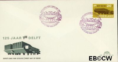 Nederland NL 0E82 1967 Technische Hogeschool Delft FDC zonder adres