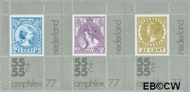 Nederland NL 1098-1100 1976 Int. Postzegeltentoonstelling Amphilex '77 Postfris