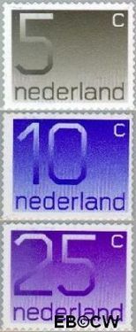 Nederland NL 1108b#1110b 2001 Cijfer type 'Crouwel' Postfris