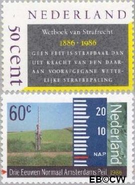 Nederland NL 1345#1346 1986 Diversen Postfris