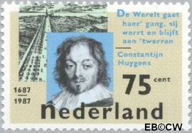 Nederland NL 1371 1987 Huygens, Constatijn Gebruikt 75