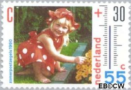 Nederland NL 1444 1990 Het weer Gebruikt 55+30