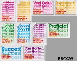 Nederland NL 1999#2008 2001 Felicitatie- zegels Postfris