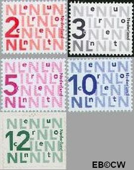 Nederland NL 2034#2035 2002 Bijplakzegels Postfris