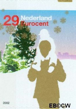 Nederland NL 2129 2002 Personen in winterlandschap Gebruikt 29