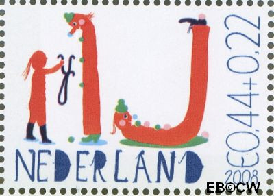 Nederland NL 2608e 2008 Laat kinderen leren Gebruikt 44+22