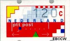 Nederland NL ATM12 1989 Opgedrukte waarde Postfris 120